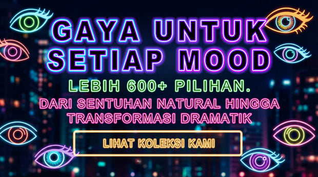 Kanta lekap berwarna untuk setiap mood – 600+ pilihan dari natural hingga transformasi dramatik, lihat koleksi kami