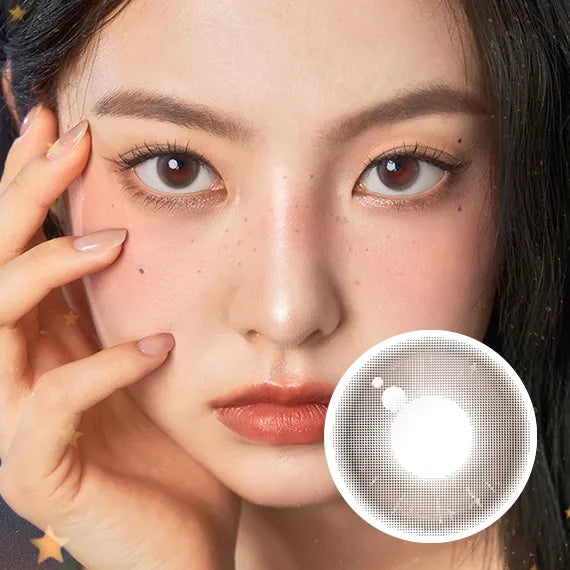 Chuu Aube Pie 1Day Moon Brown Colored Contact Lenses (1Day/10Pc)