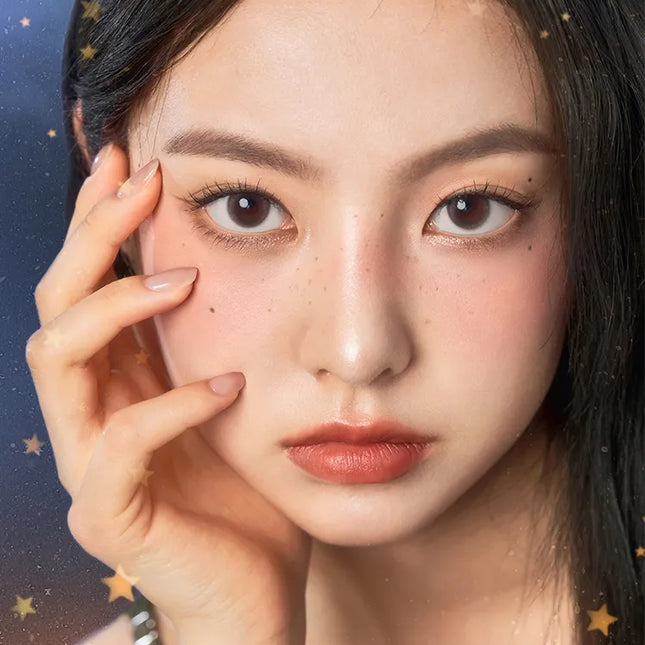 Chuu Aube Pie 1Day Moon Brown Colored Contact Lenses (1Day/10Pc)