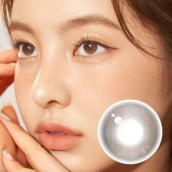 Chuu Aube Pie Moon Brown Colored Contact Lenses (1Month/2Pc)