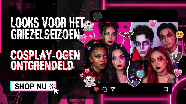 Halloween cosplay contactlenzen – griezelige effectlenzen voor een opvallende look, shop nu