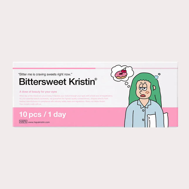 Hapa Bittersweet Kristin 1Day Olive Colored Contacts (1Day/10Pc)