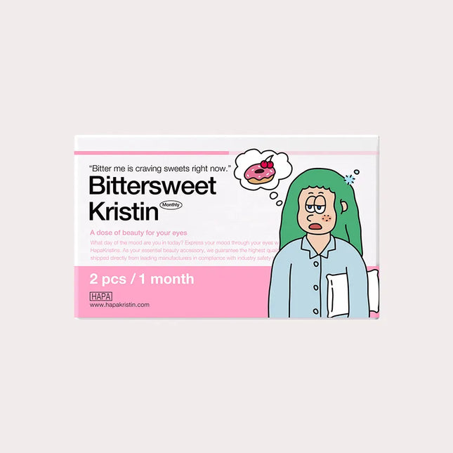 Hapa Bittersweet Kristin Amber Brown Colored Contacts (1Month/2Pc)