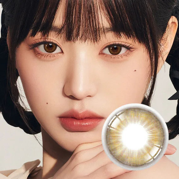 Hapa Bittersweet Kristin Hazel Brown Colored Contacts (1Month/2Pc)