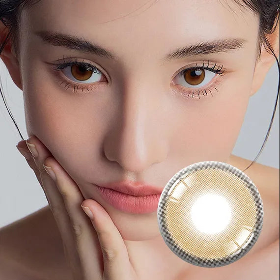 Hapa Born To Be Kristin Brown Colored Contacts (1Month/2Pc)