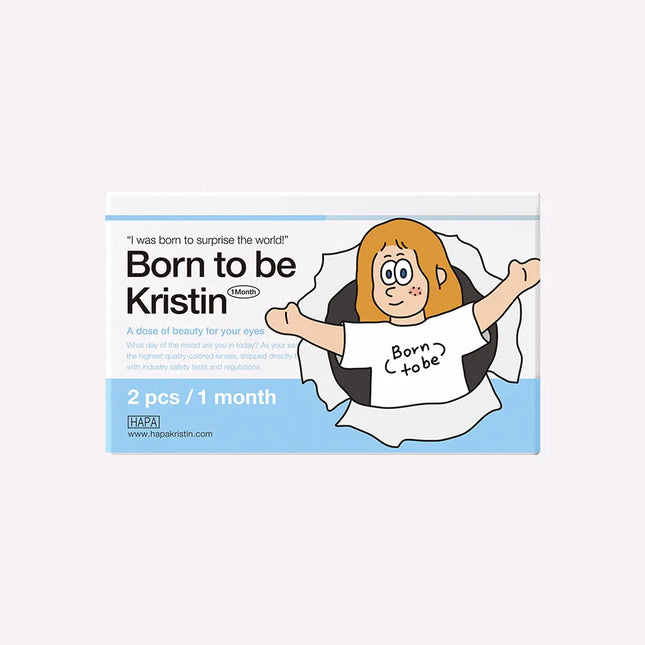 Hapa Born To Be Kristin Brown Colored Contacts (1Month/2Pc)