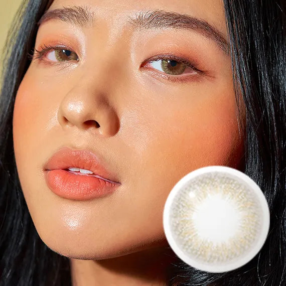 Hapa Cheerful Kristin Green Colored Contacts (1Month/2Pc)