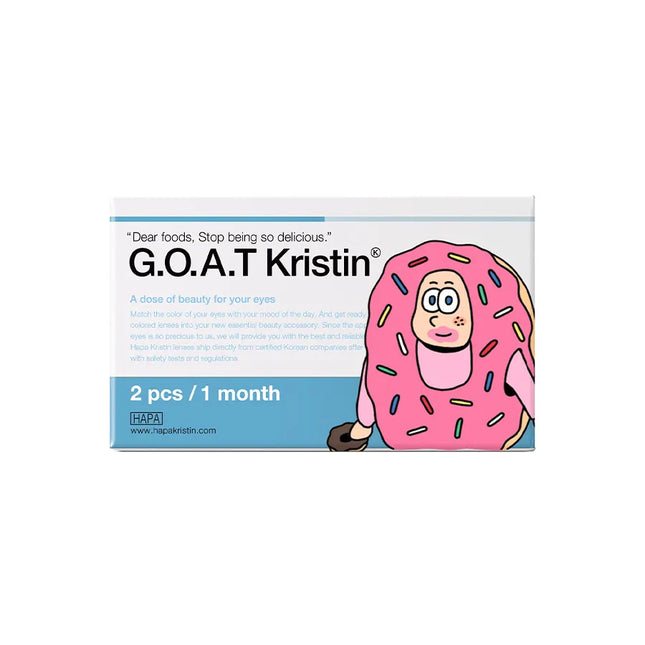 Hapa G.O.A.T Kristin Blue Colored Contacts (1Month/2Pc)