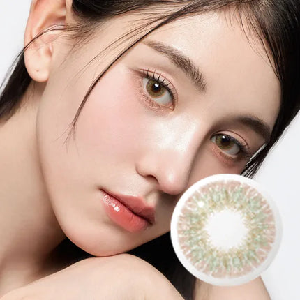 Hapa G.O.A.T Kristin Green Colored Contacts (1Month/2Pc)