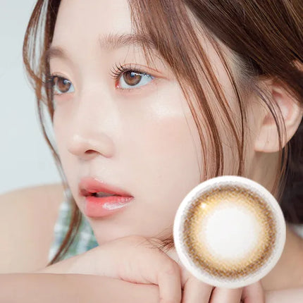 Hapa Astigmatism Glazed Kristin 1Day Choco Colored Contacts (1Day/10Pc)