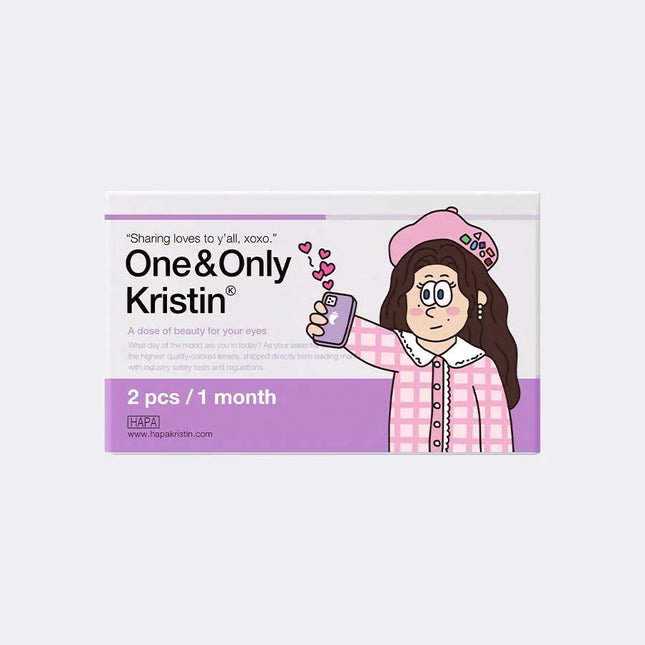 Hapa One&Only Kristin Beige Colored Contacts (1Month/2Pc)