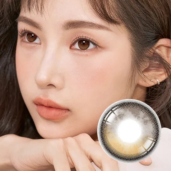 Hapa Secretive Kristin 1Day Creme Brown Colored Contacts (1Day/10Pc)
