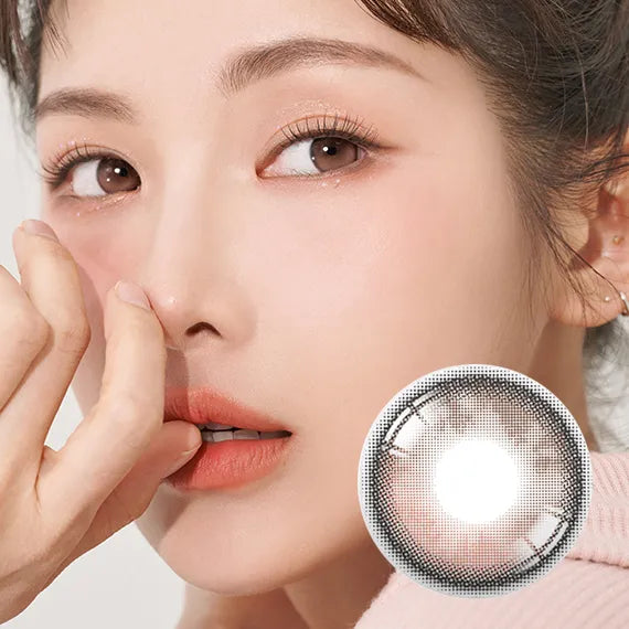 Hapa Secretive Kristin 1Day Crush Brown Colored Contacts (1Day/10Pc)