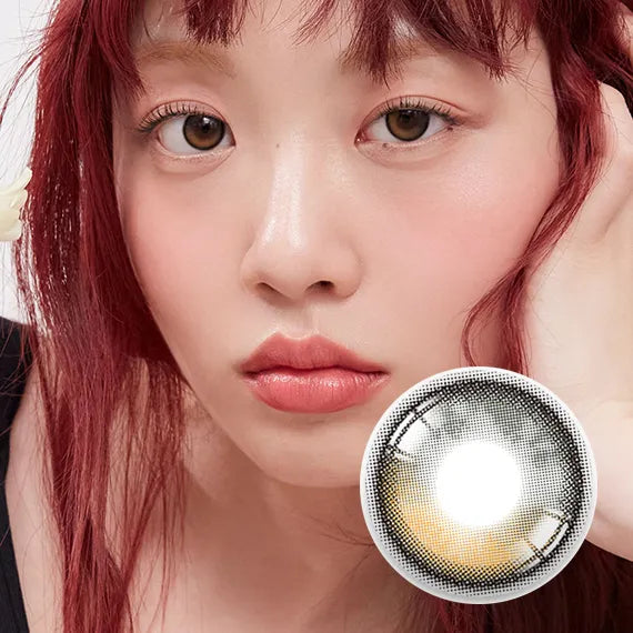 Hapa Secretive Kristin Black Colored Contacts (1Month/2Pc)