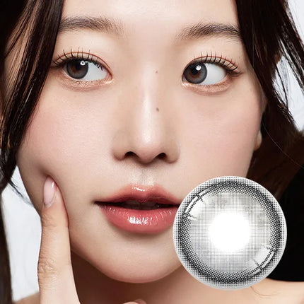 Hapa Secretive Kristin Gray Colored Contacts (1Month/2Pc)