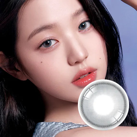 Hapa Wake Up Kristin Pale Gray Colored Contacts (1Month/2Pc)