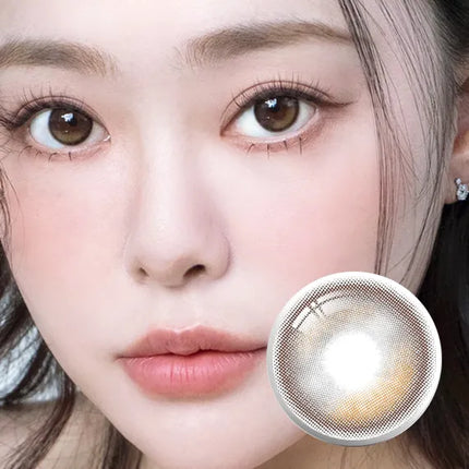 I-Sha Oriana Edge Plus Shade Brown (Monthly/2Pc)