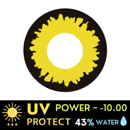 Innovision Eclipse Cosplay Halloween Contact Lenses (Yearly/2Pc)