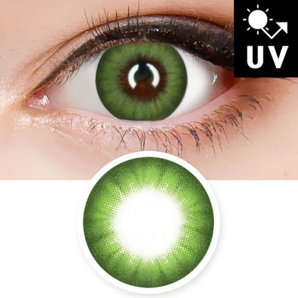 Innovision Electro Lens Green Cosplay Halloween Contact Lenses (1Year/2Pc)