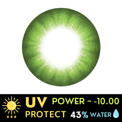 Innovision Electro Lens Green Cosplay Halloween Contact Lenses (1Year/2Pc)