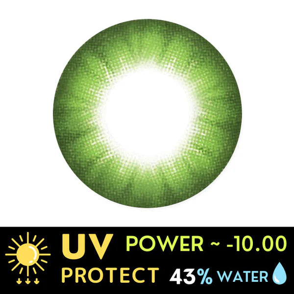 Innovision Electro Lens Green Cosplay Halloween Contact Lenses (1Year/2Pc)