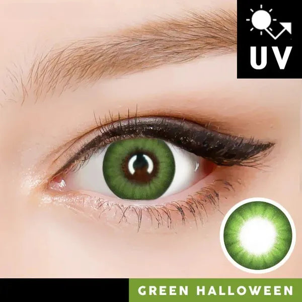 Innovision Electro Lens Green Cosplay Halloween Contact Lenses (1Year/2Pc)