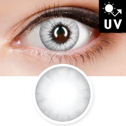Innovision Electro Lens White Cosplay Halloween Contact Lenses (1Year/2Pc)