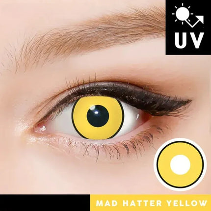 Innovision Mad Hatter Cosplay Halloween Contact Lenses (1Year/2Pc)