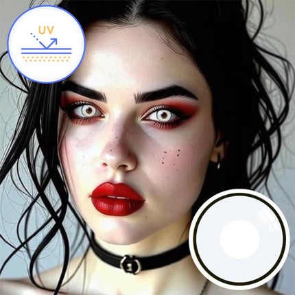 Innovision Zombie Cosplay Halloween Contact Lenses (1Year/2Pc)