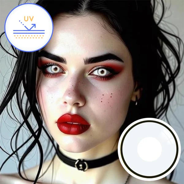 Innovision Zombie Cosplay Halloween Contact Lenses (1Year/2Pc)