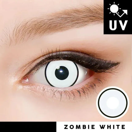 Innovision Zombie Cosplay Halloween Contact Lenses (1Year/2Pc)