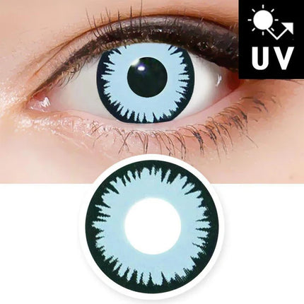 Innovision Eclipse Twilight Lunar Cosplay Halloween Contact Lenses (1Year/2Pc)