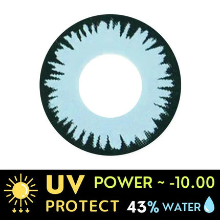 Innovision Eclipse Twilight Lunar Cosplay Halloween Contact Lenses (1Year/2Pc)