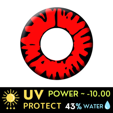 Innovision Twilight Volturi Vampire Cosplay Halloween Contact Lenses (1Year/2Pc)