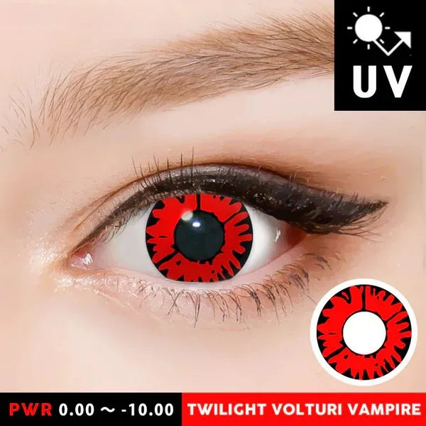 Innovision Twilight Volturi Vampire Cosplay Halloween Contact Lenses (1Year/2Pc)