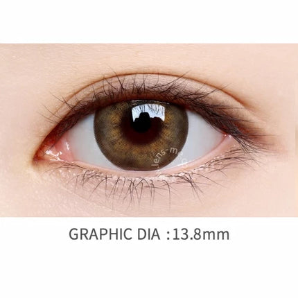 Lensme Aloha Bloom Plus Brown (Monthly/2Pc)