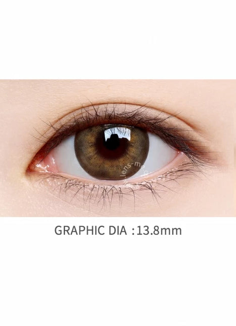 Lensme Aloha Bloom Plus Brown (Monthly/2Pc)