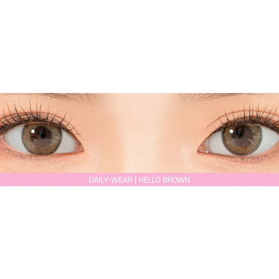Lensrang Hello Brown Colored Contacts (1Month/2Pc)