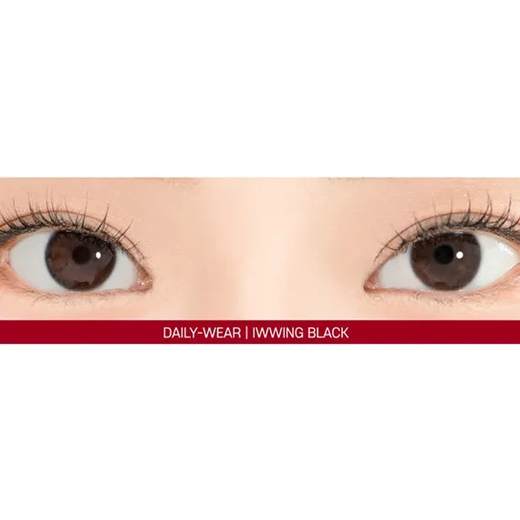 Lensrang Iwwing Black Colored Contacts (1Month/2Pc)