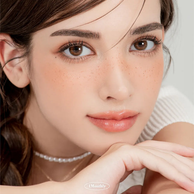 Lensrang Iwwinka Brown Colored Contacts (1Month/2Pc)