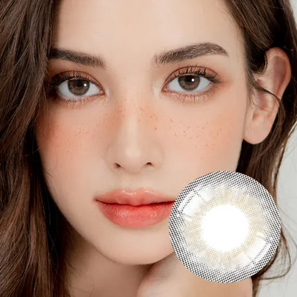 Lensrang Iwwinka Gray Colored Contacts (1Month/2Pc)