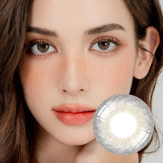 Lensrang Iwwinka Gray Colored Contacts (1Month/2Pc)