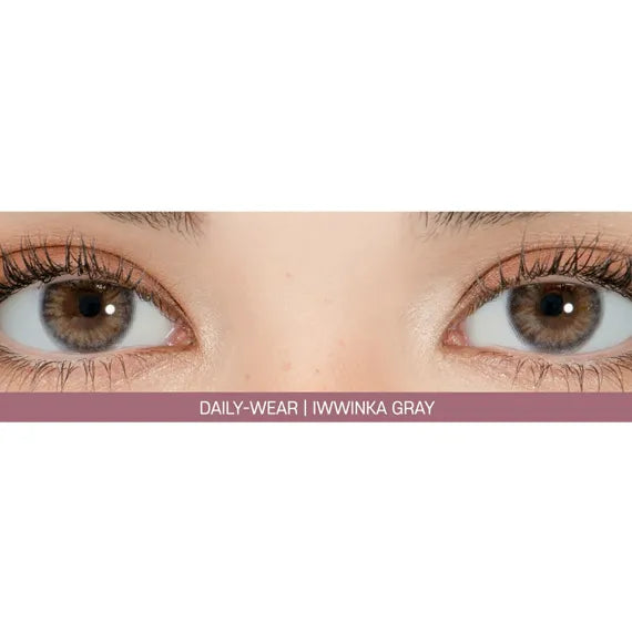Lensrang Iwwinka Gray Colored Contacts (1Month/2Pc)