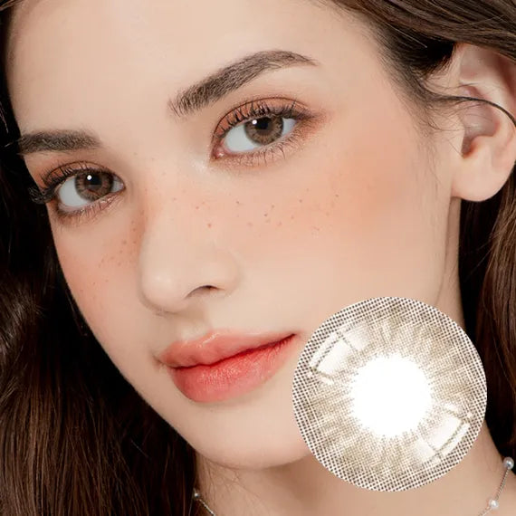 Lensrang Iwwinka Hazel Colored Contacts (1Month/2Pc)