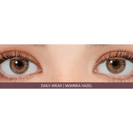 Lensrang Iwwinka Hazel Colored Contacts (1Month/2Pc)