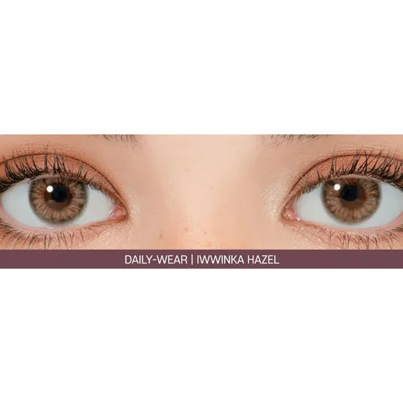 Lensrang Iwwinka Hazel Colored Contacts (1Month/2Pc)