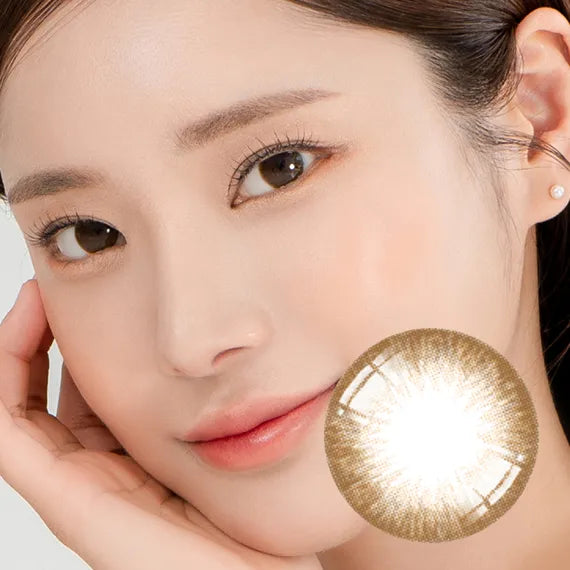 Lensrang Iwwiny Brown Colored Contacts (1Month/2Pc)