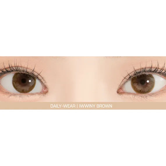 Lensrang Iwwiny Brown Colored Contacts (1Month/2Pc)
