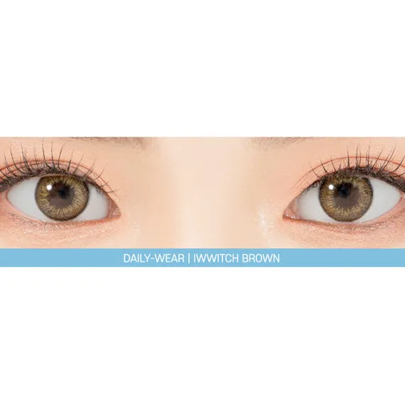 Lensrang Iwwitch Brown Colored Contacts (1Month/2Pc)