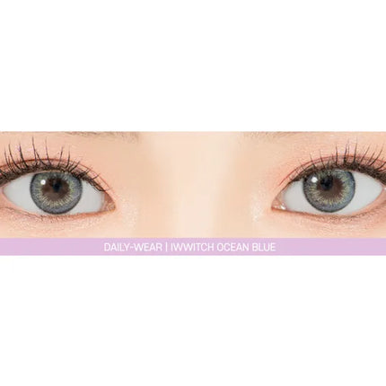 Lensrang Iwwitch Ocean Blue Colored Contacts (1Month/2Pc)